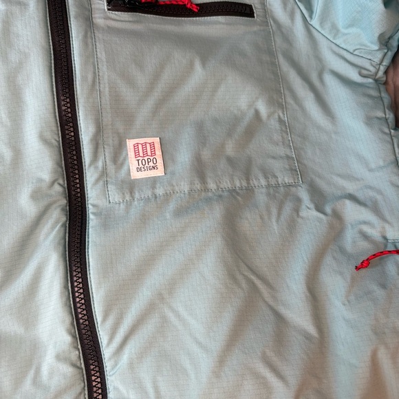 Topo Design primaloft zip hoodie jacket with Park Burger Embroidered on chest. S - Picture 8 of 9